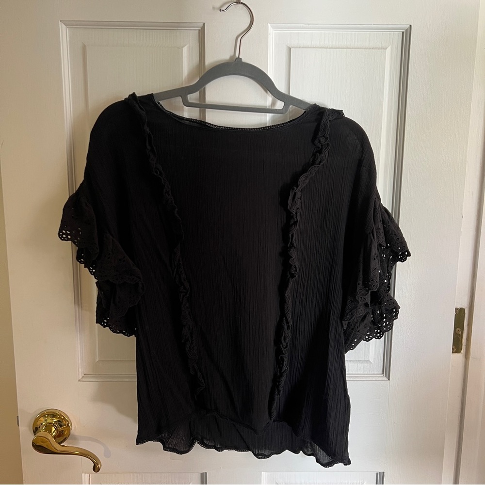 All Saints gauze shirt
